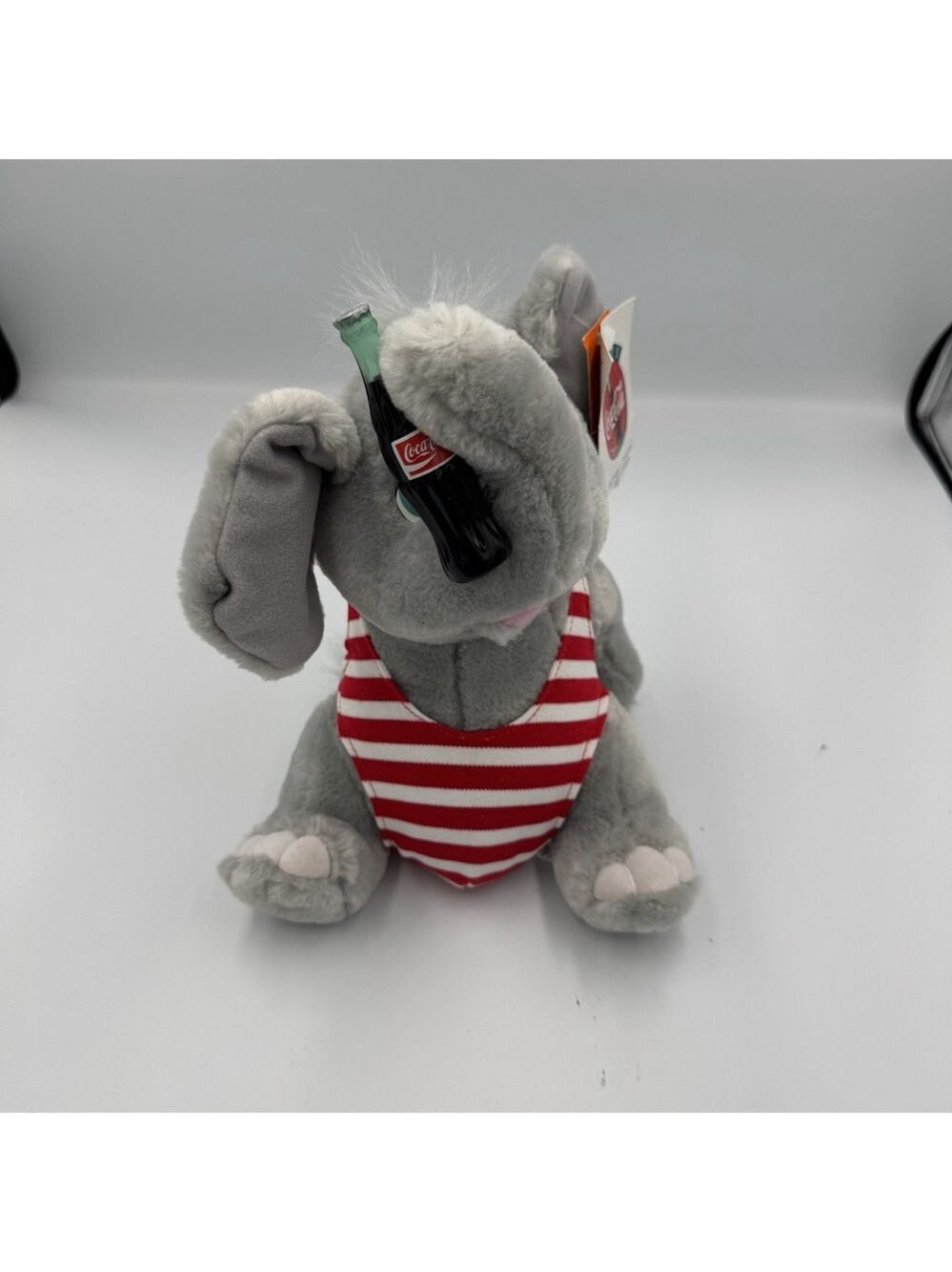 Coca Cola 1993 Elephant Plush 10 Inch